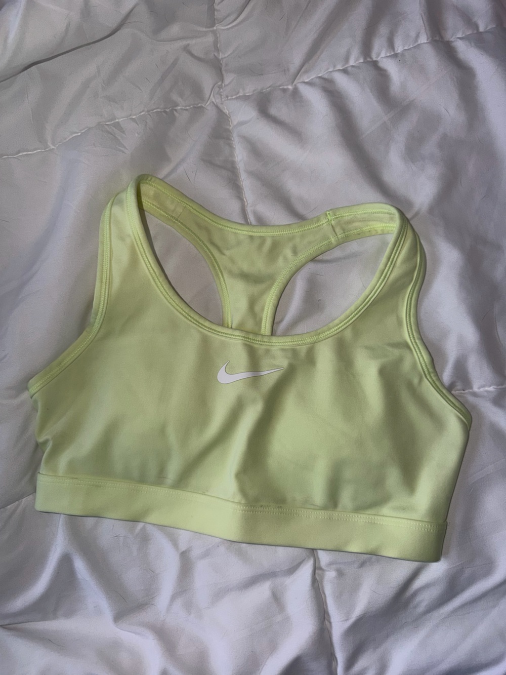 Nike Lime Green Racerback Sports Bra